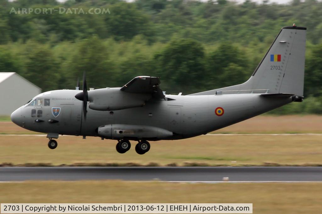 2703, 2008 Alenia HC-27J Spartan C/N 4148, Landing at EHEH