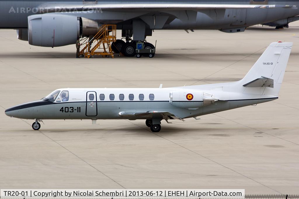 TR20-01, 1992 Cessna 560 Citation V C/N 560-0161, At Eindhoven
