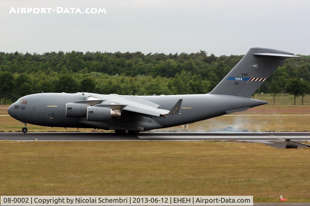08-0002, 2009 Boeing C-17A Globemaster III C/N F-210, At EHEH