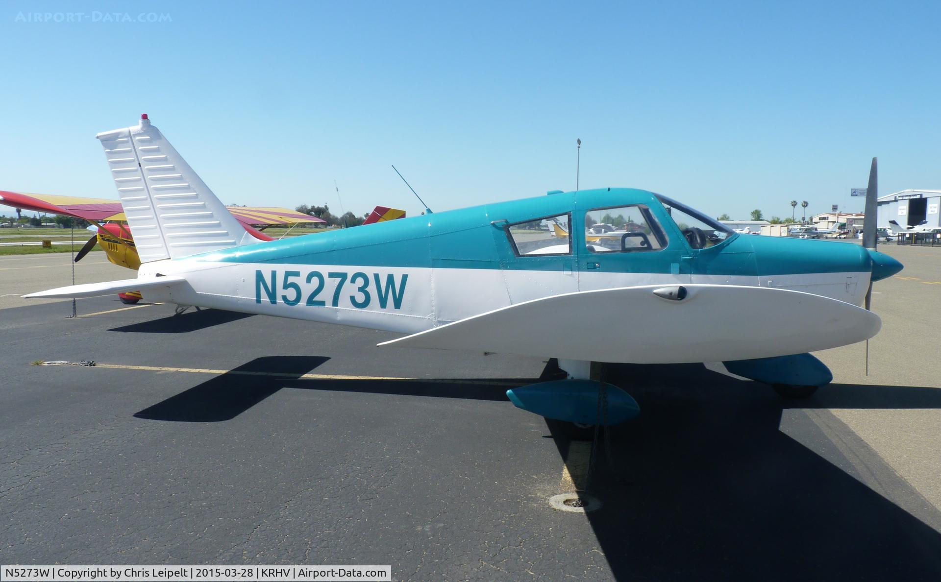 N5273W, 1962 Piper PA-28 C/N 28-319, A 1962 Piper Warrior visiting Reid Hillview, San Jose, CA.