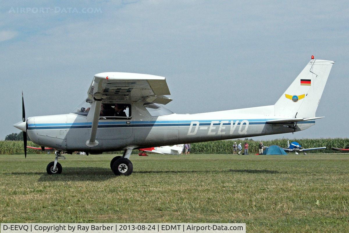 D-EEVQ, Reims F152 C/N 1655, R/Cessna F.152 [1655] Tannheim~D 24/08/2013