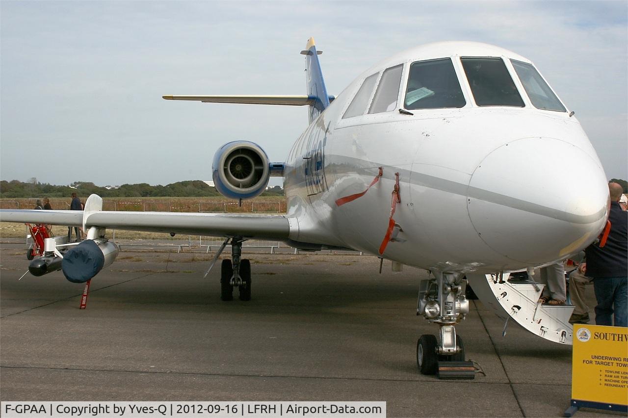 F-GPAA, 1967 Dassault Falcon (Mystere) 20C C/N 103, Dassault Falcon 20C, Aviation Defence Service (AVDEF), Static Display, Lann Bihoué Naval Air Base (LFRH-LRT) Open day 2012