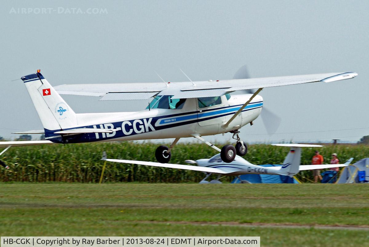 HB-CGK, 1980 Cessna 152 C/N 15284522, Cessna 152 [152-84522] Tannheim~D 24/08/2013