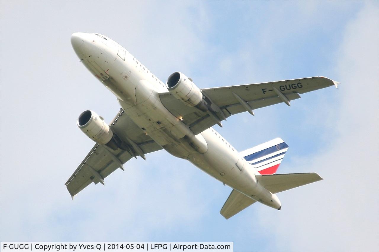 F-GUGG, 2004 Airbus A318-111 C/N 2317, Airbus A318-111, Take-off Rwy 27L, Roissy Charles De Gaulle Airport (LFPG-CDG)