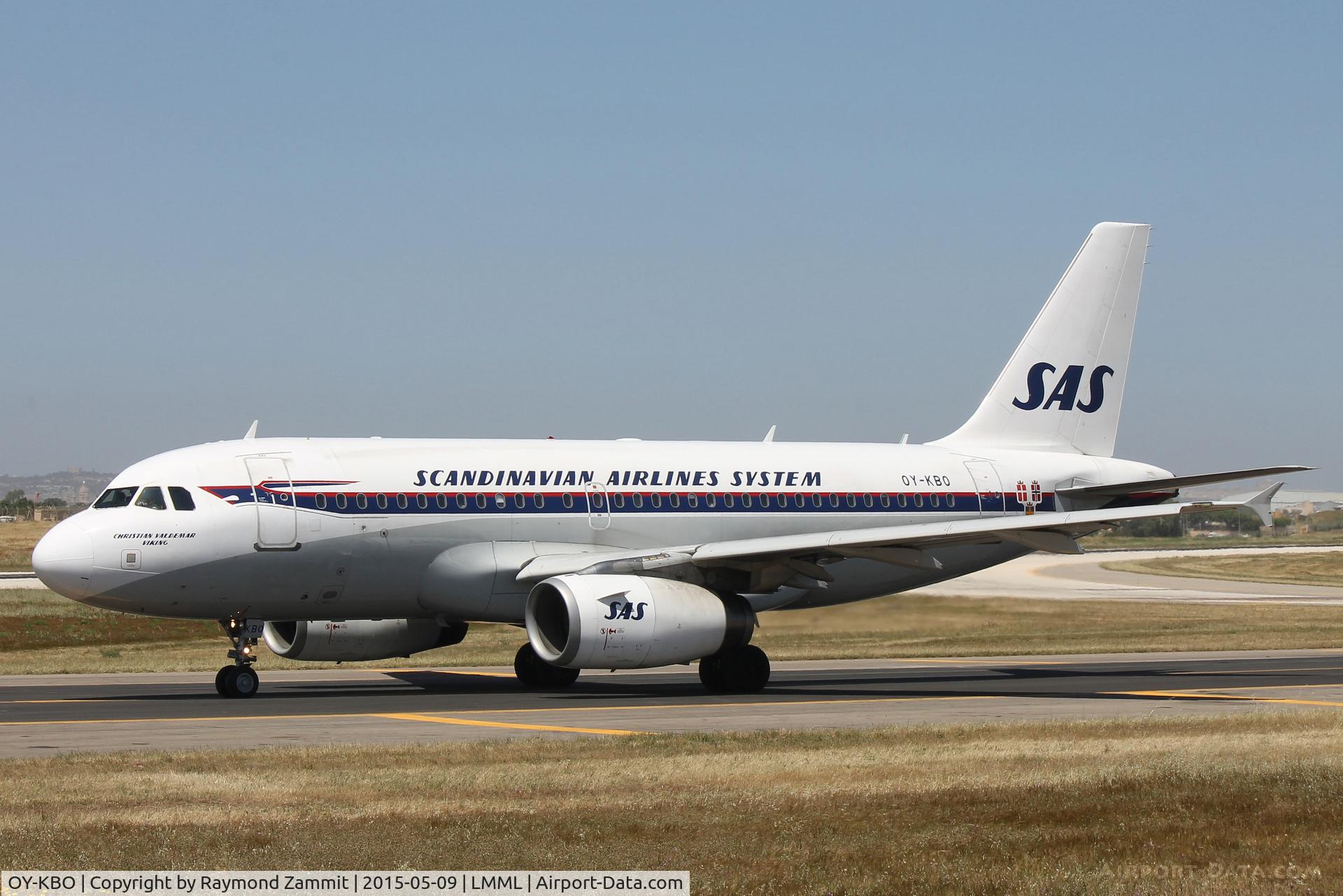 OY-KBO, 2006 Airbus A319-131 C/N 2850, A319 OY-KBO in SAS retro livery