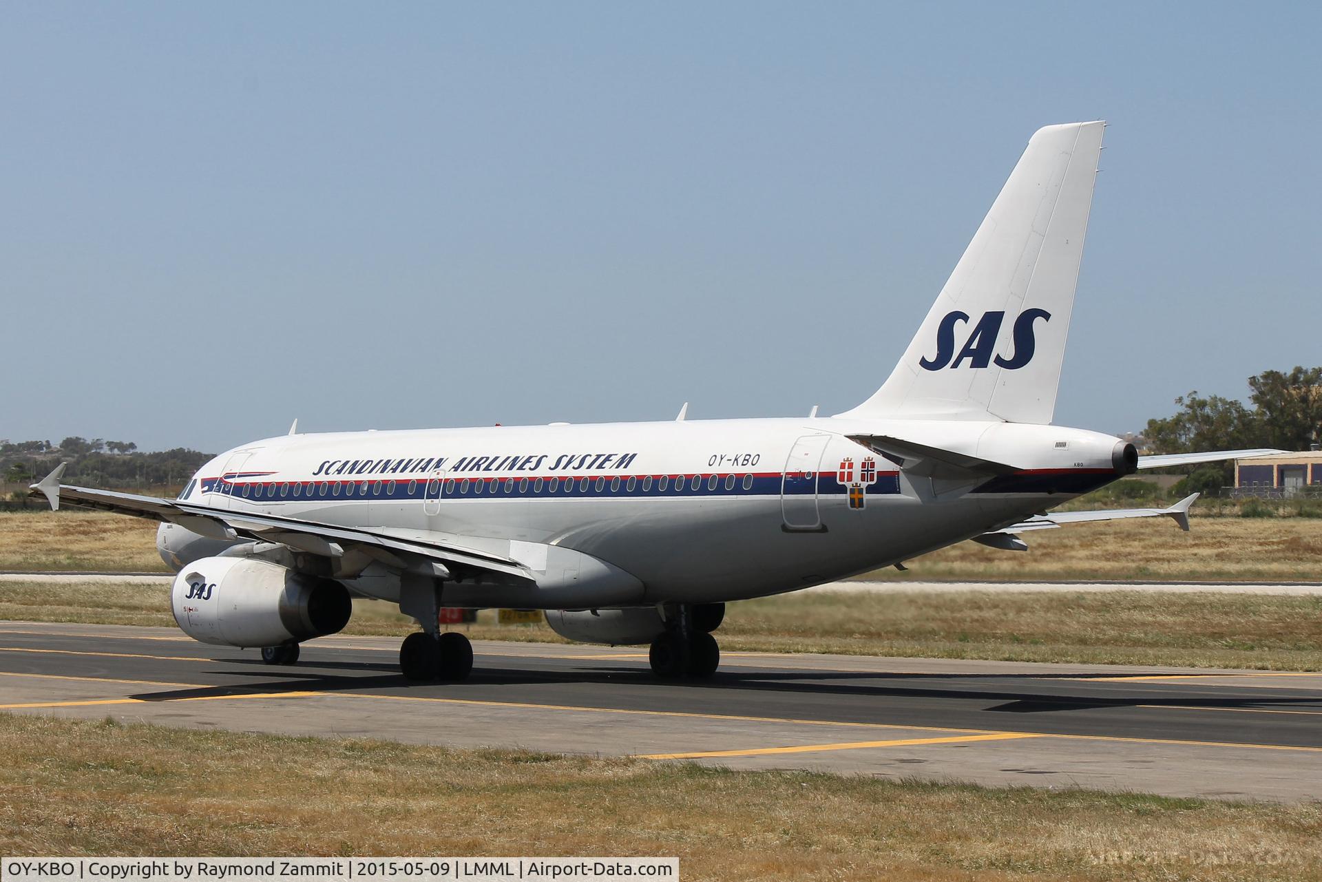 OY-KBO, 2006 Airbus A319-131 C/N 2850, A319 OY-KBO in SAS retro livery
