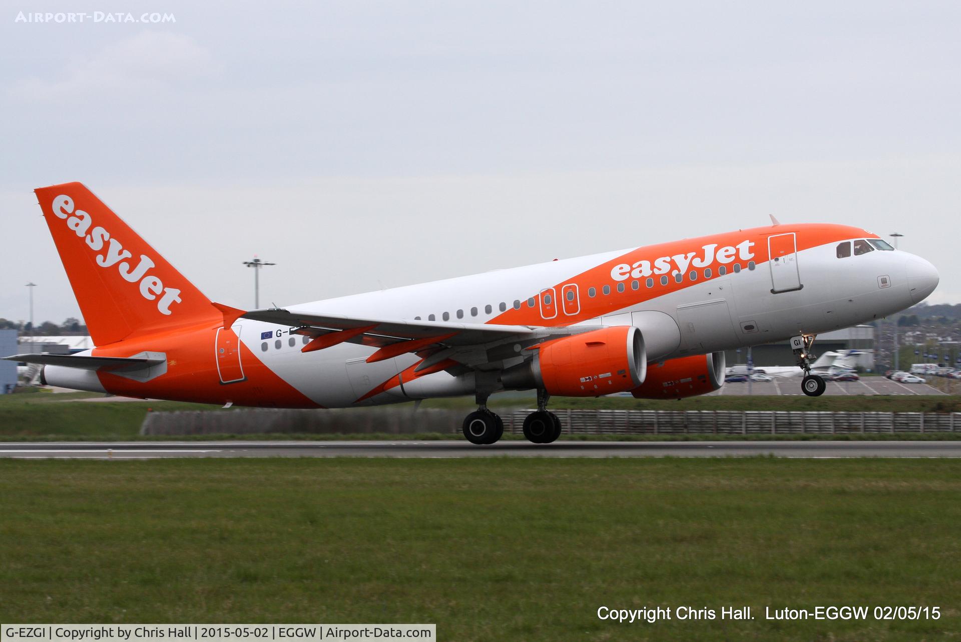 G-EZGI, 2011 Airbus A319-111 C/N 4693, easyJet