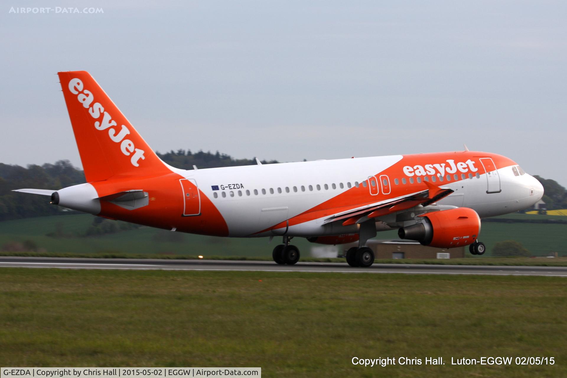 G-EZDA, 2008 Airbus A319-111 C/N 3413, easyJet