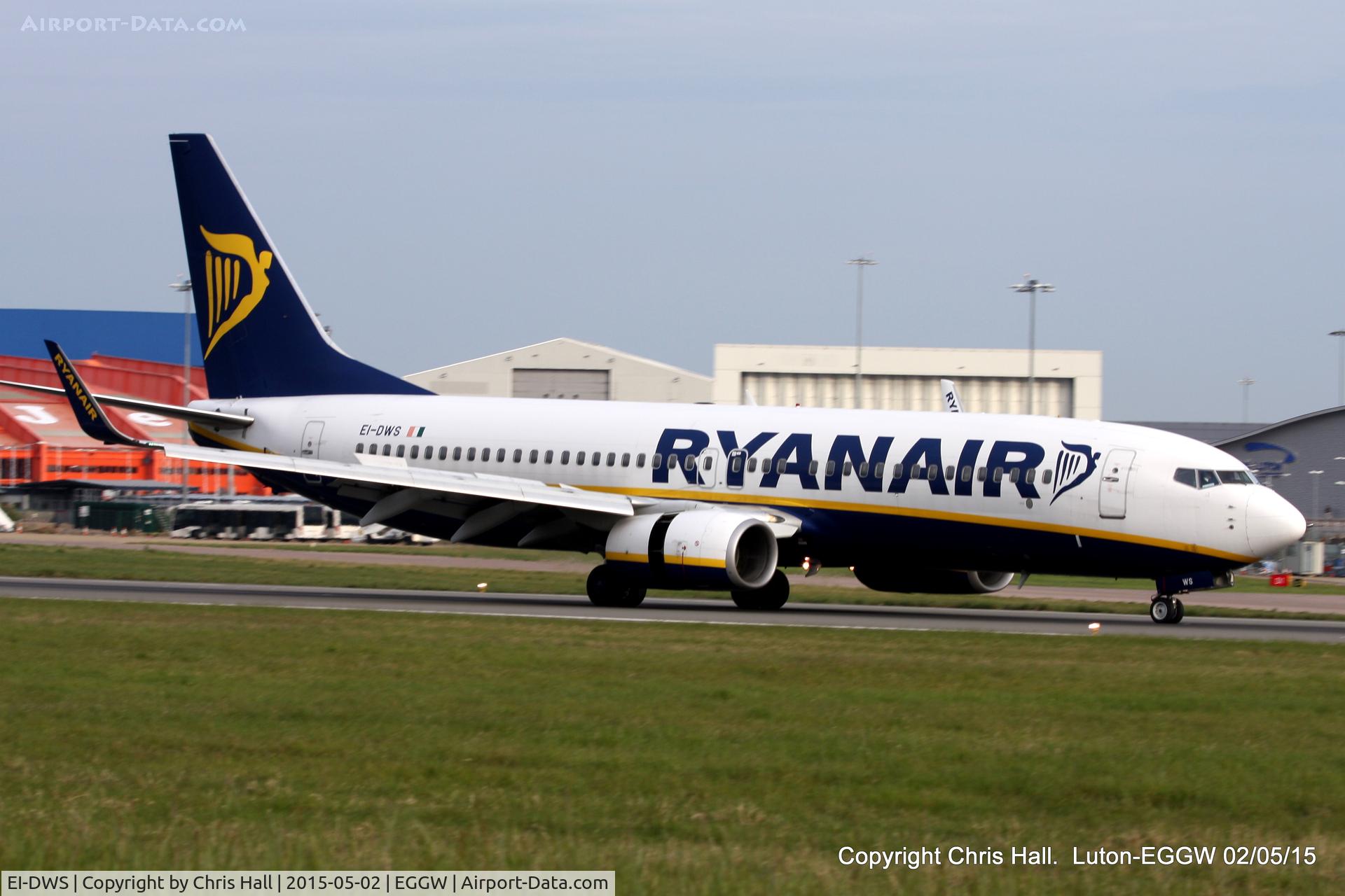 EI-DWS, 2007 Boeing 737-8AS C/N 33625, Ryanair
