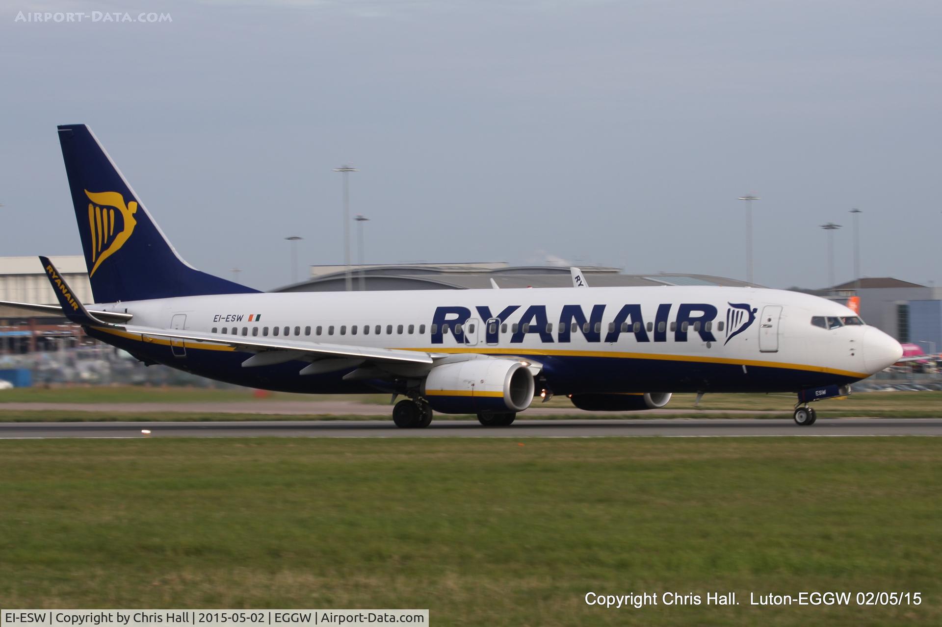 EI-ESW, 2011 Boeing 737-8AS C/N 34997, Ryanair
