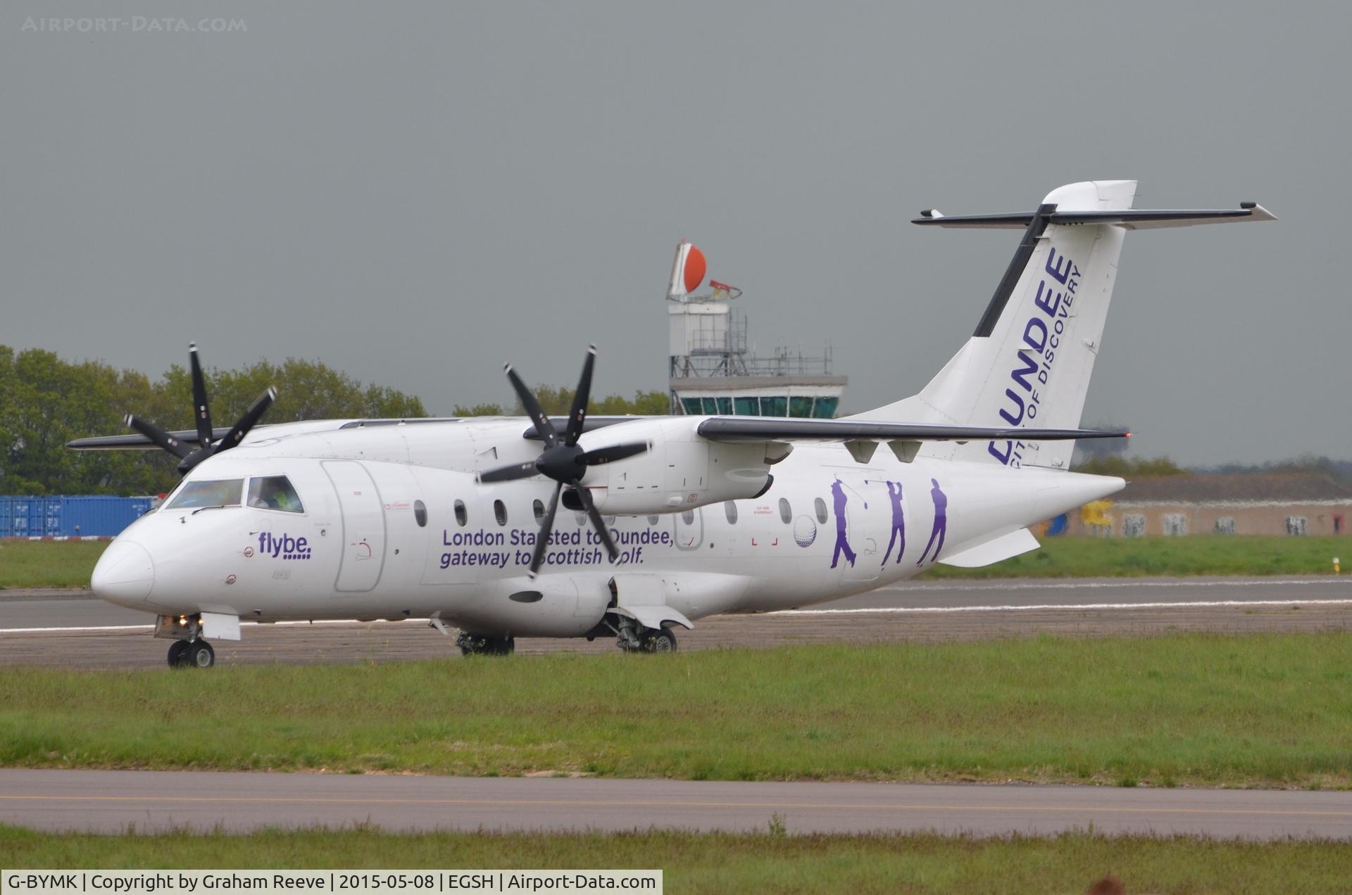 G-BYMK, 1996 Dornier 328-100 C/N 3062, Seen in new livery.