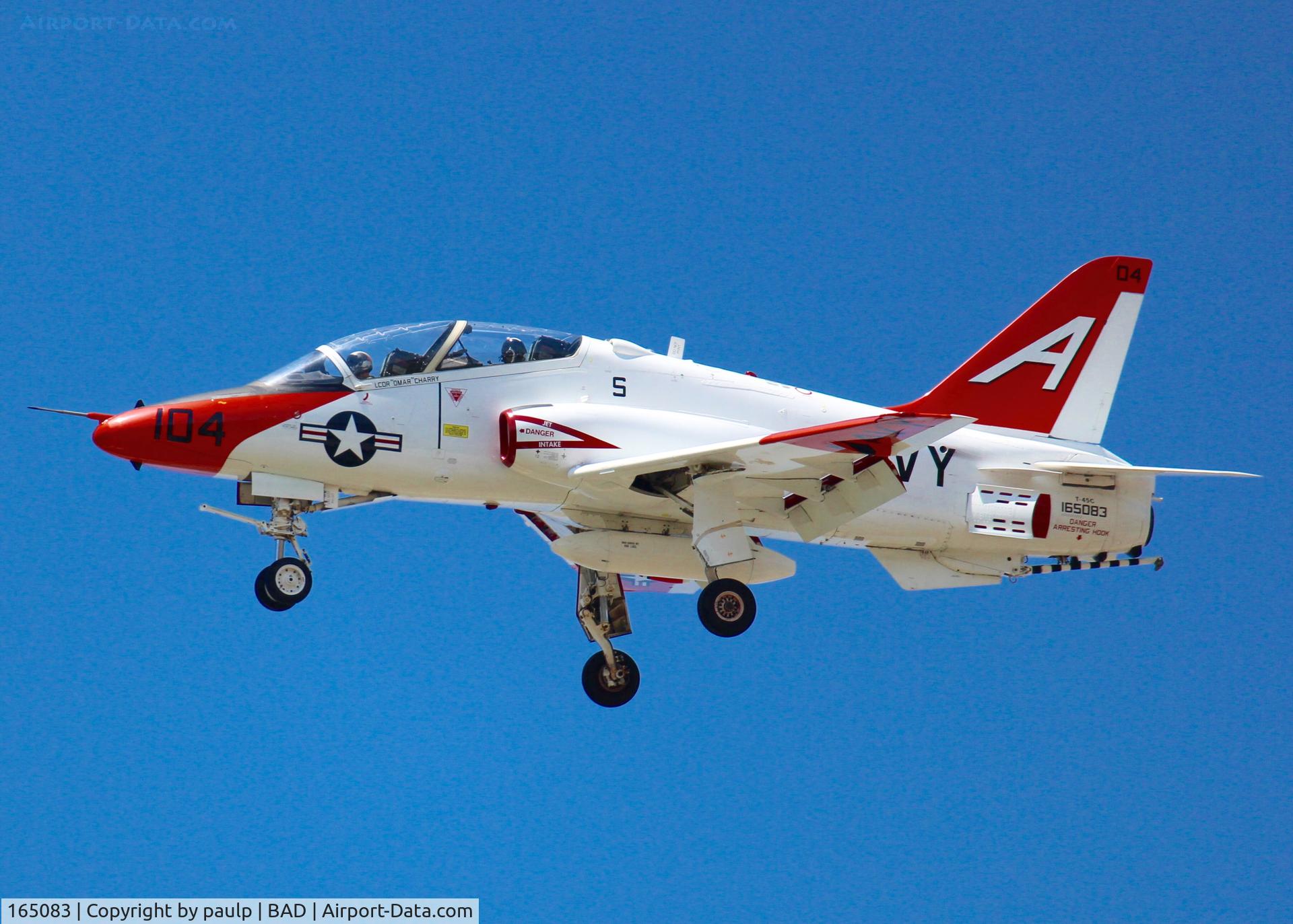 165083, McDonnell Douglas T-45C Goshawk C/N C004, Landing at Barksdale Air Force Base.