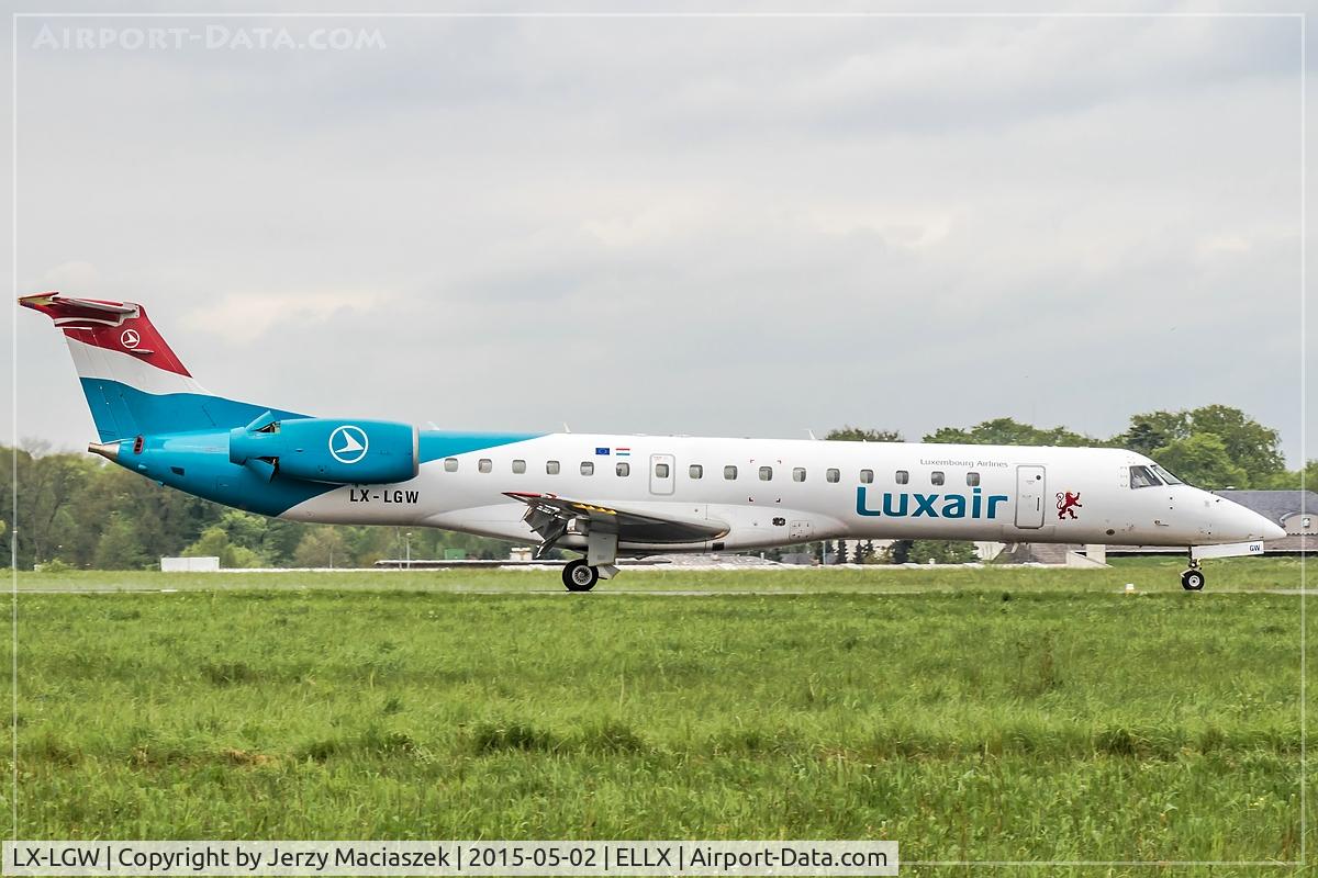 LX-LGW, 1999 Embraer EMB-145LU (ERJ-145LU) C/N 145135, Embraer EMB-145LU (ERJ-145LU