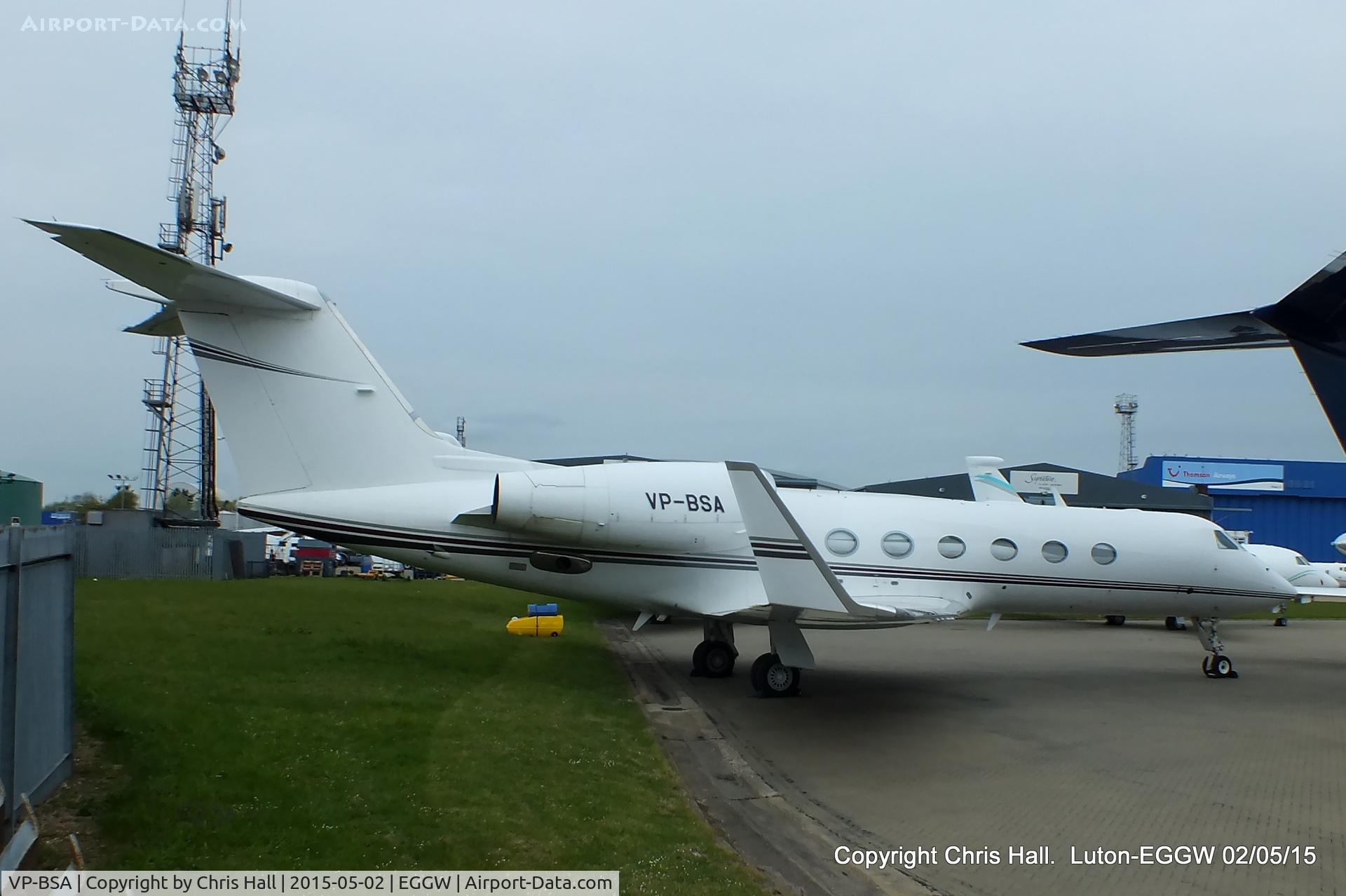VP-BSA, 2008 Gulfstream Aerospace GIV-X (G450) C/N 4115, Saudi-Oger