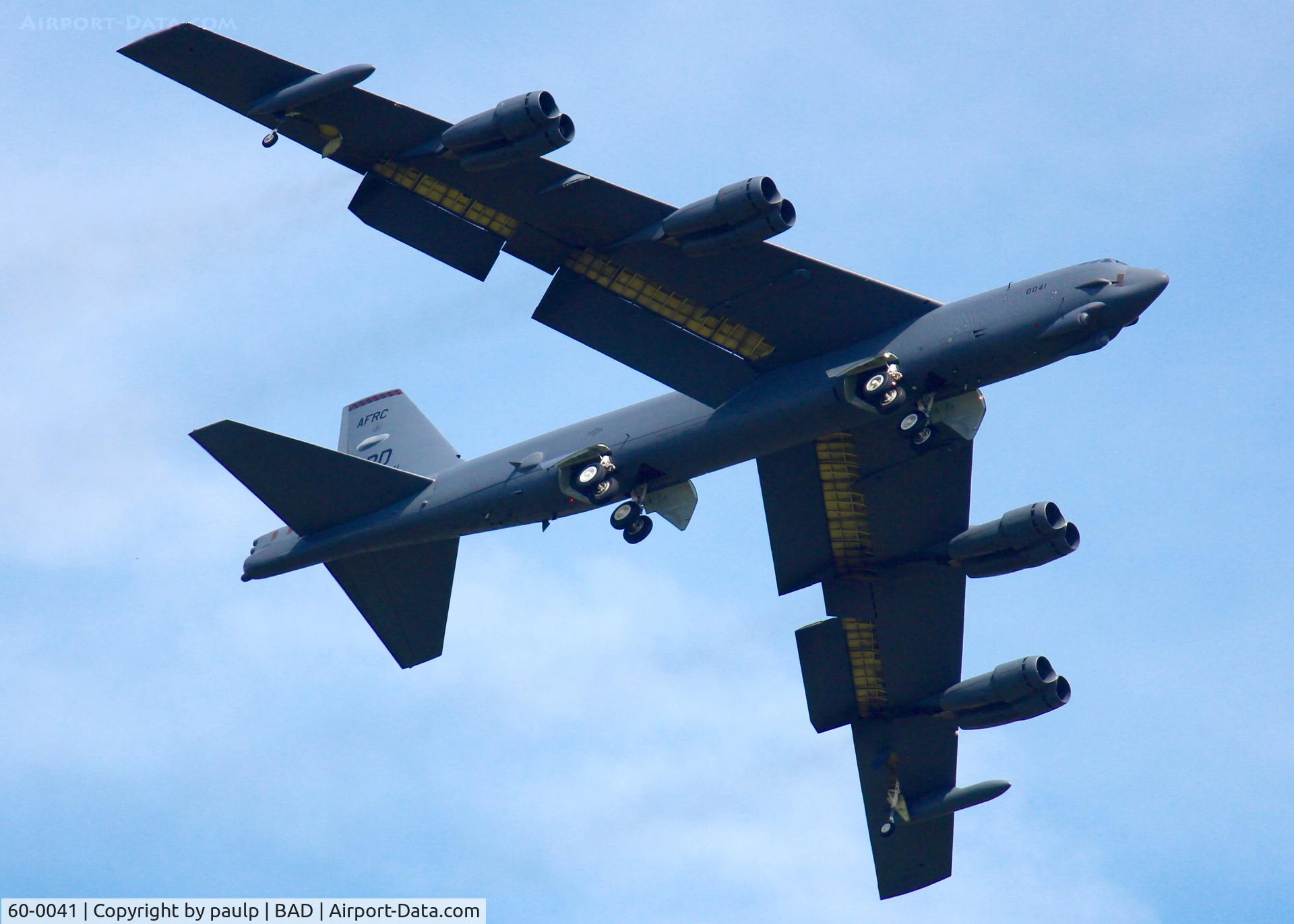 60-0041, 1960 Boeing B-52H Stratofortress C/N 464406, At Barksdale Air Force Base.