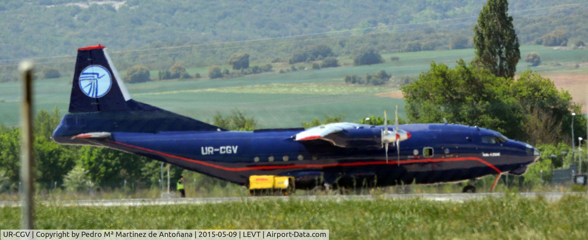 UR-CGV, 1966 Antonov An-12BP C/N 6344610, Foronda Vitoria-Gasteiz - España