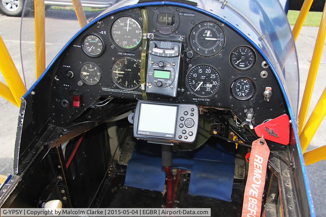 G-YPSY, 1988 Andreasson BA-4B C/N PFA 038-10352, Andreasson BA-4B at The Real Aeroplane Company's Auster Fly-In, Breighton Airfield, May 4th 2015.