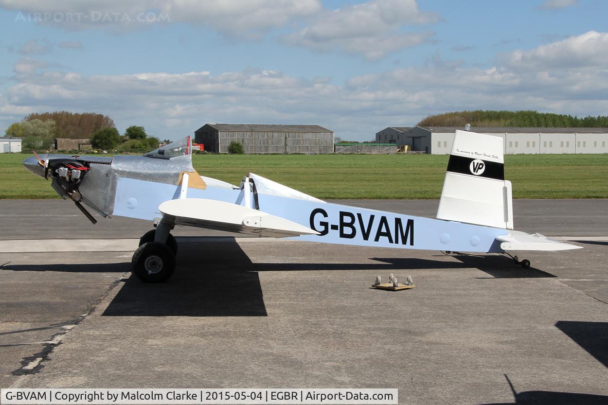 G-BVAM, 1993 Evans VP-1 Volksplane C/N PFA 062-12132, Evans VP-1 Volksplane at The Real Aeroplane Company's Auster Fly-In, Breighton Airfield, May 4th 2015.
