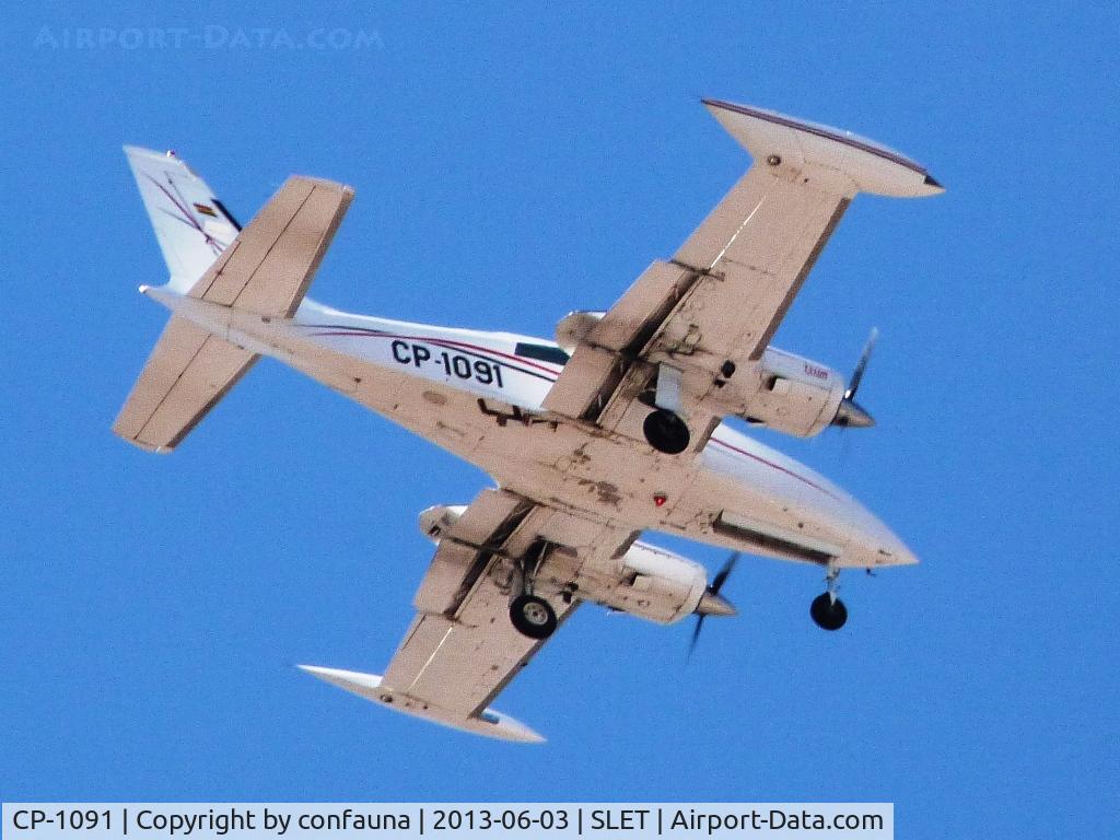 CP-1091, 1974 Cessna 310R C/N 310R-0020, Approaching El Trompillo