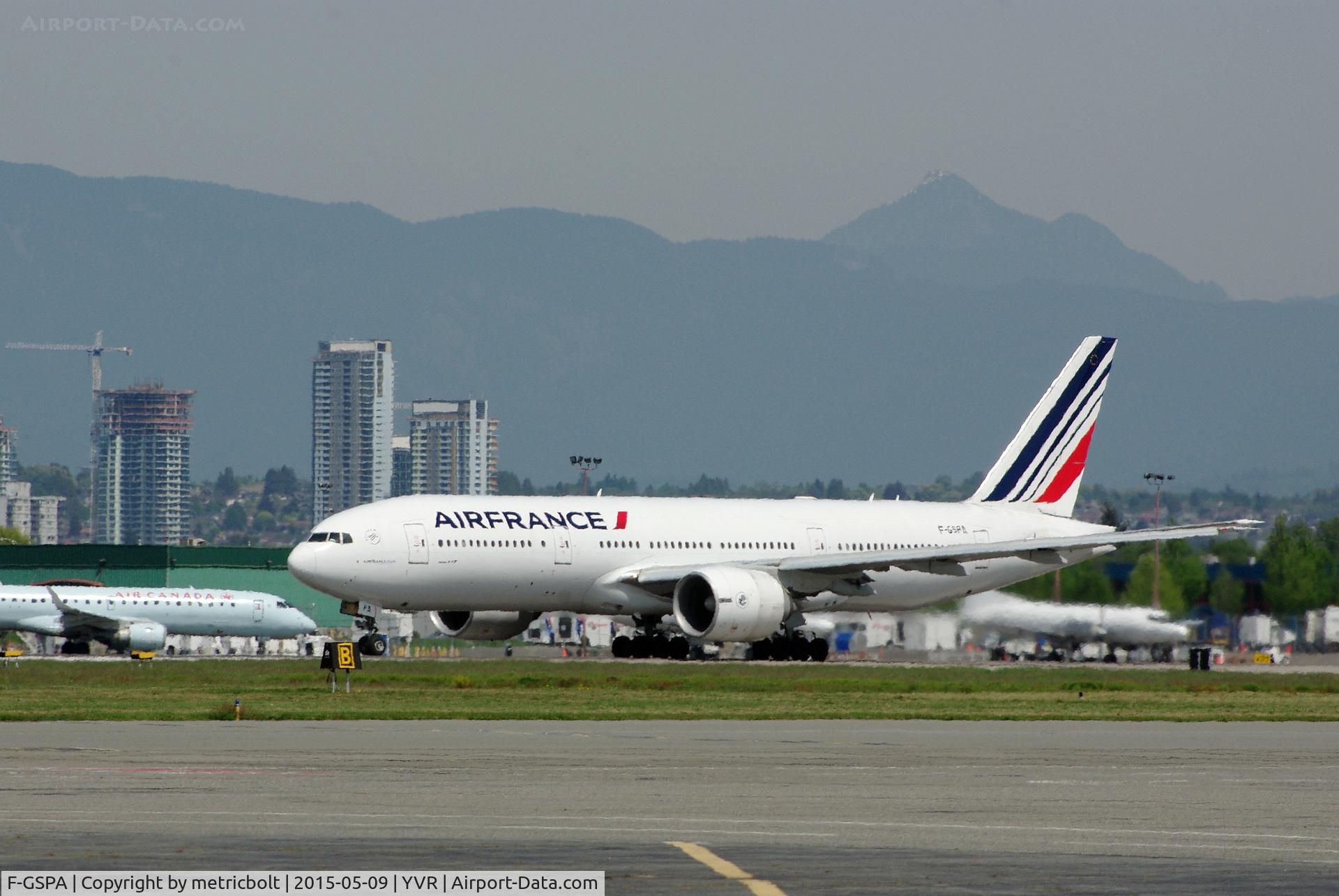 F-GSPA, 1998 Boeing 777-228/ER C/N 29002, AF379 to CDG