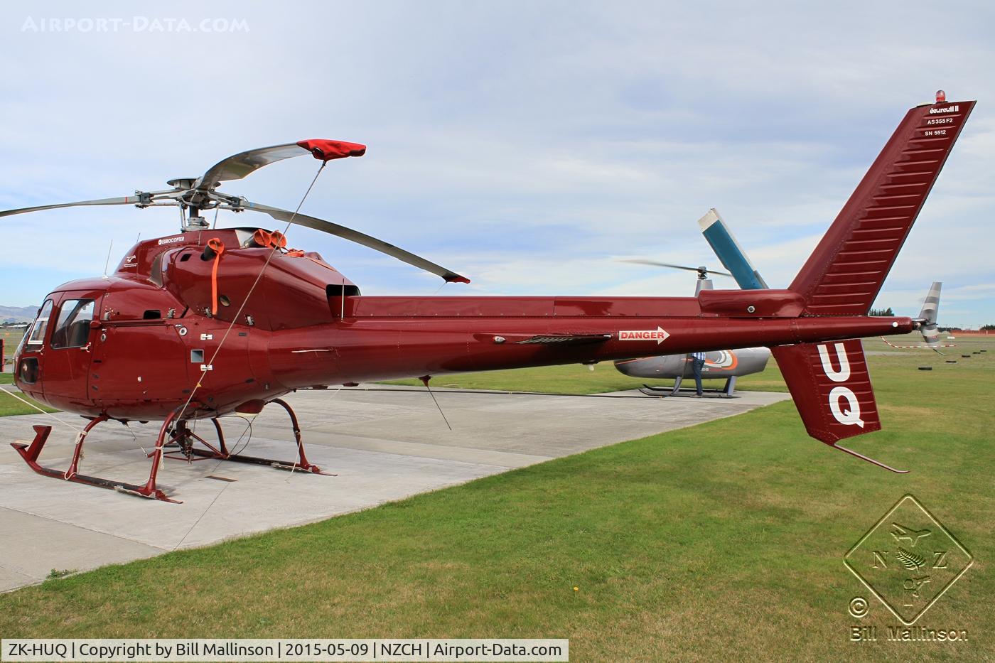 ZK-HUQ, Aerospatiale AS-355F-2 Ecureuil 2 C/N 5512, parked up