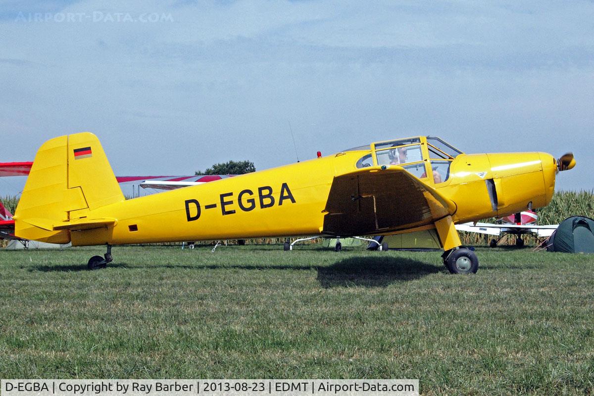 D-EGBA, 1966 Heliopolis Gomhouria Mk.6 (Bu-181) C/N 184, Heliopolis Gomhouria Mk.6 [184] Tannheim~D 23/08/2013