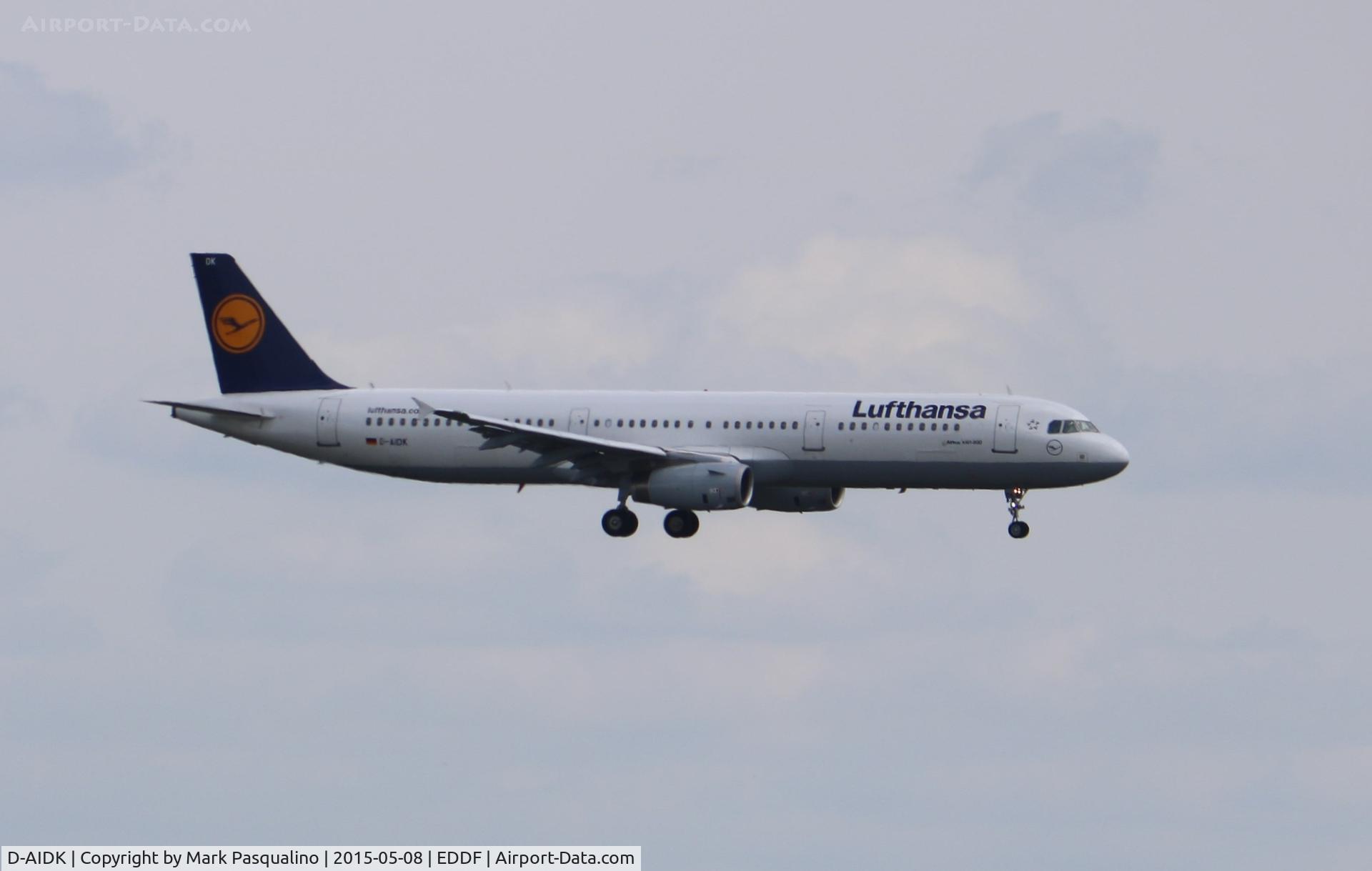 D-AIDK, 2011 Airbus A321-231 C/N 4819, Airbus A321