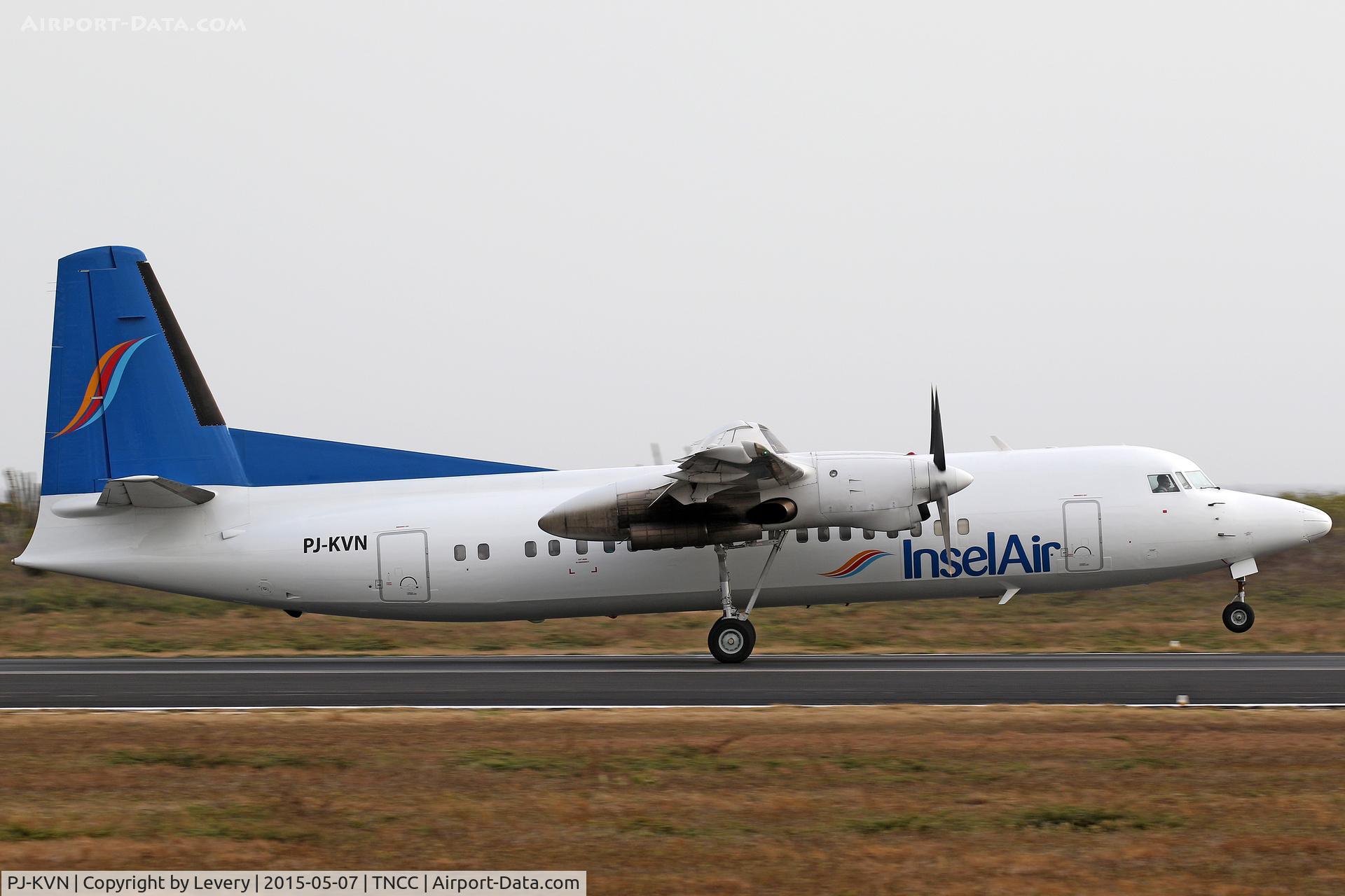 PJ-KVN, 1993 Fokker 50 C/N 20299, Number 6 to the fleet.
