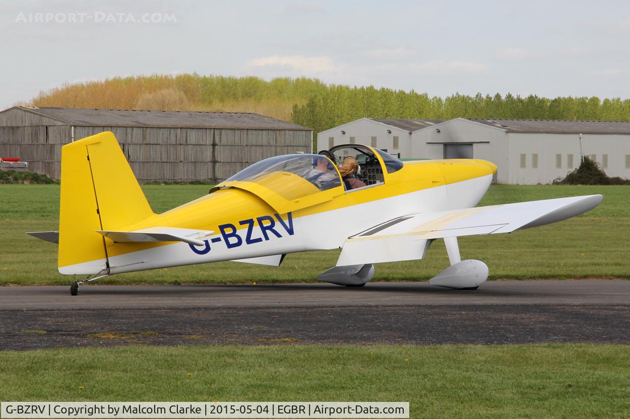 G-BZRV, 2002 Vans RV-6 C/N PFA 181A-13573, Vans RV-6 at The Real Aeroplane Club's Auster Fly-In, Breighton Airfield, May 4th 2015.