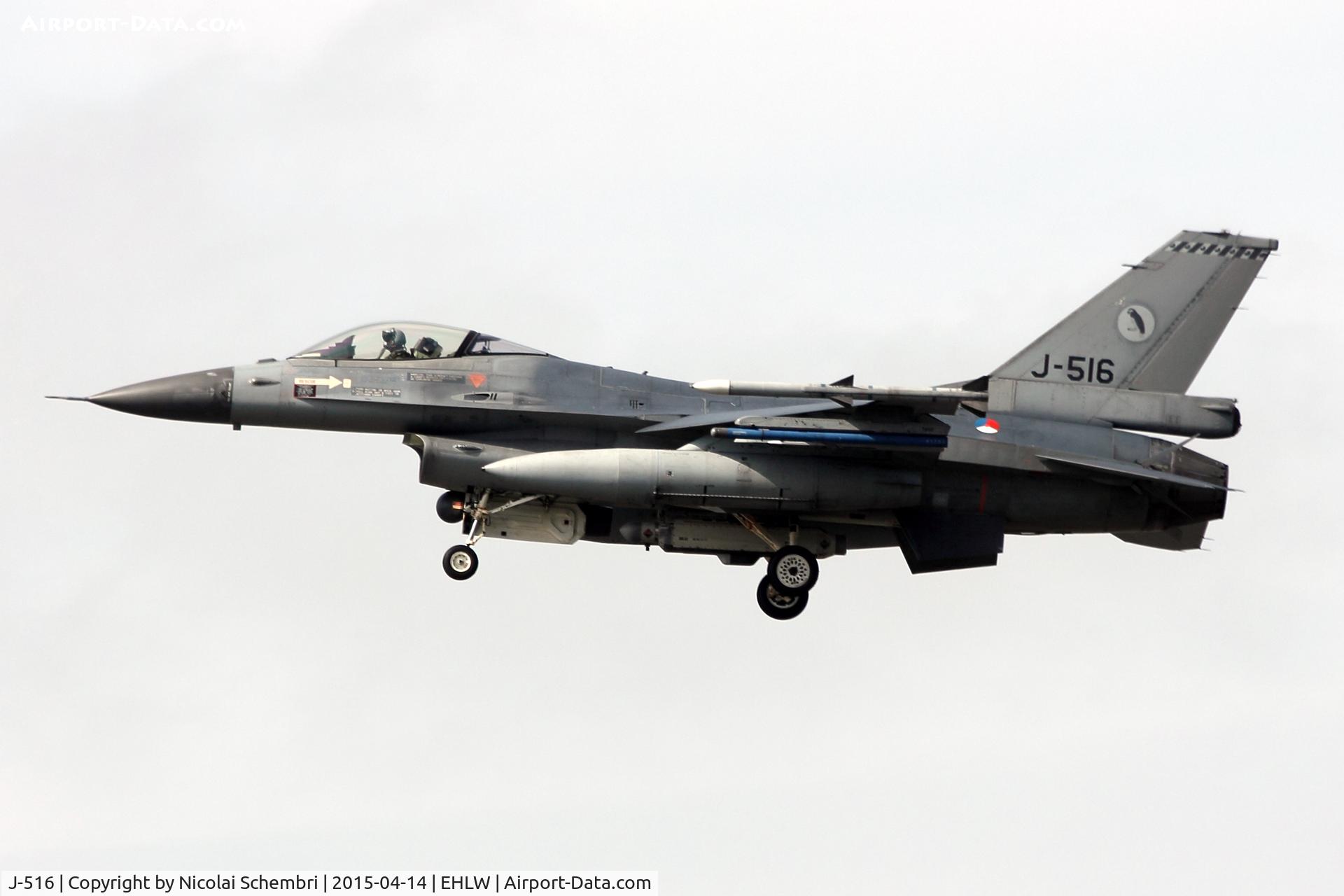 J-516, Fokker F-16A Fighting Falcon C/N 6D-155, Day 2 wave 2 landings