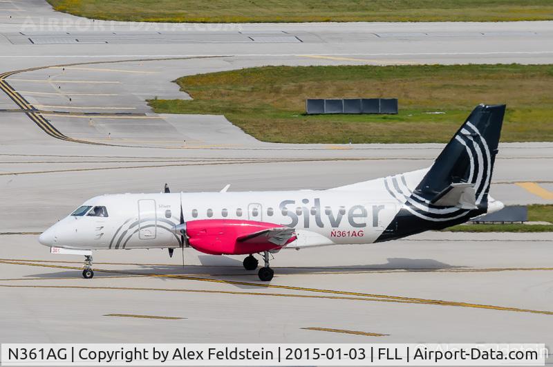 N361AG, 1998 Saab 340B C/N 340B-451, Ft. Lauderdale