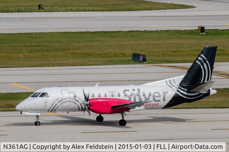N361AG, 1998 Saab 340B C/N 340B-451, Ft. Lauderdale