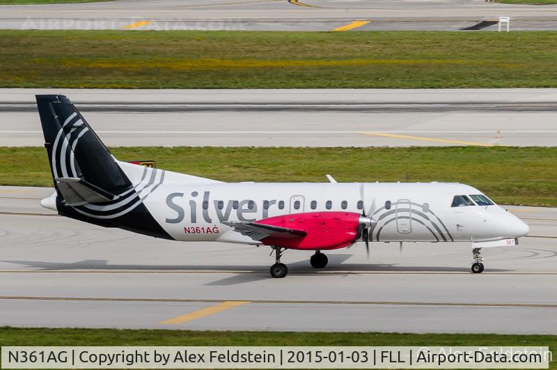 N361AG, 1998 Saab 340B C/N 340B-451, Ft. Lauderdale