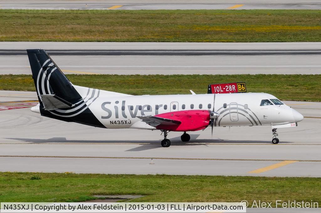 N435XJ, 1998 Saab 340B C/N 340B-435, Ft. Lauderdale