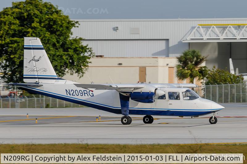 N209RG, 1971 Britten-Norman BN-2A-6 Islander C/N 209, Ft. Lauderdale