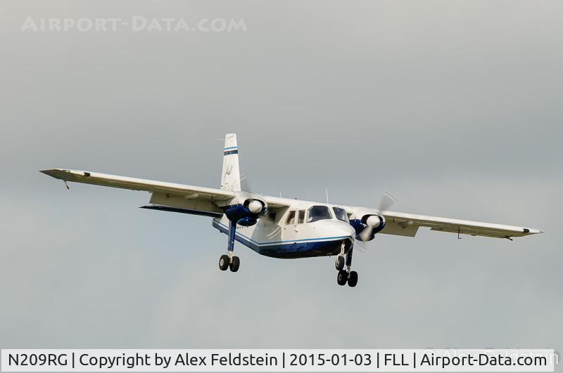 N209RG, 1971 Britten-Norman BN-2A-6 Islander C/N 209, Ft. Lauderdale