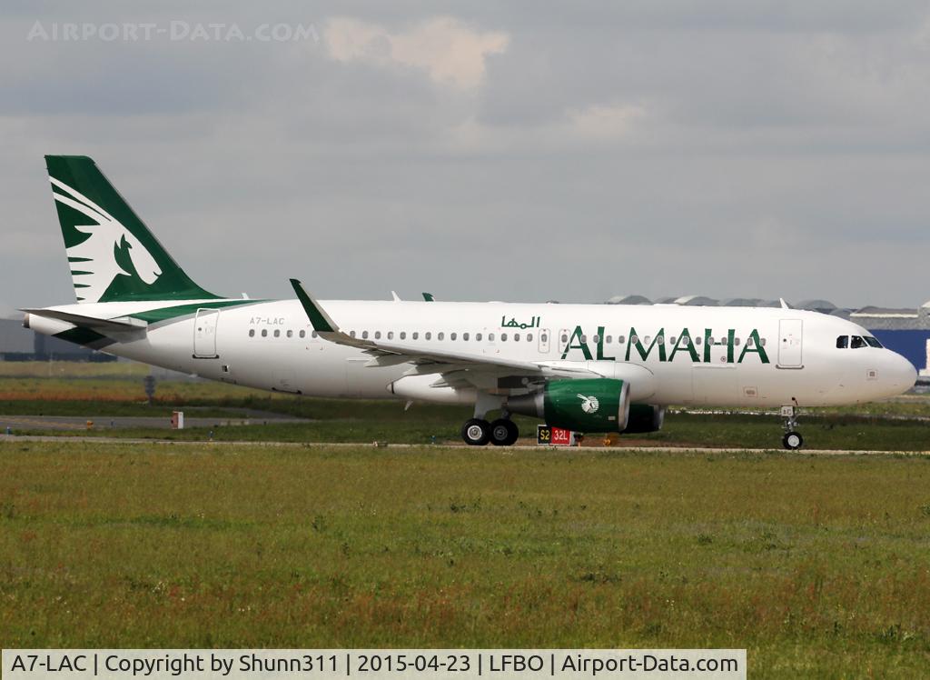 A7-LAC, 2015 Airbus A320-214 C/N 6494, Delivery day...