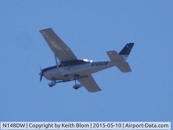 N148DW, 2013 Cessna T206H Turbo Stationair C/N T20609091, Over West San Jose.