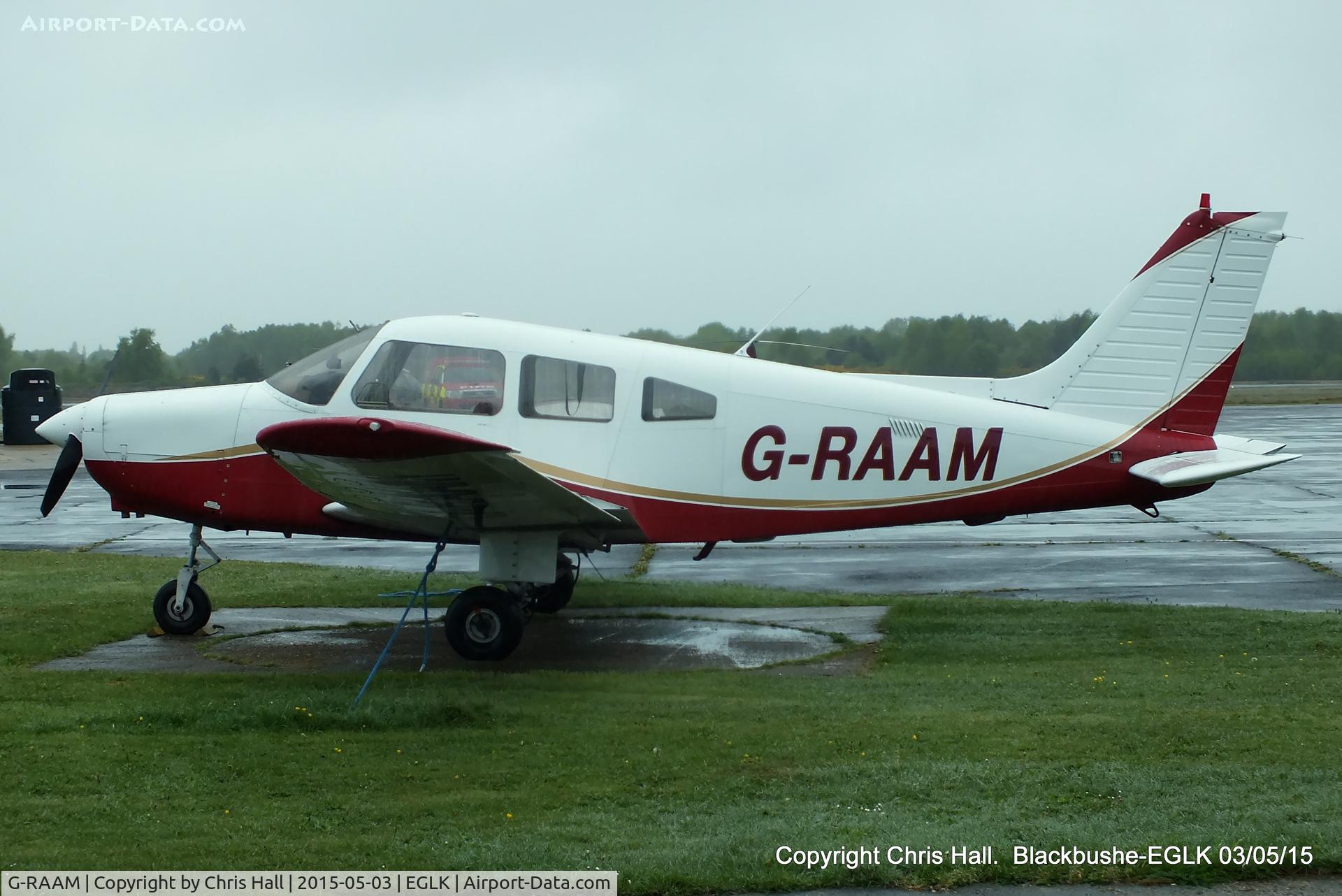 G-RAAM, 1980 Piper PA-28-161 Cherokee Warrior II C/N 28-8016276, Falcon Flying Services