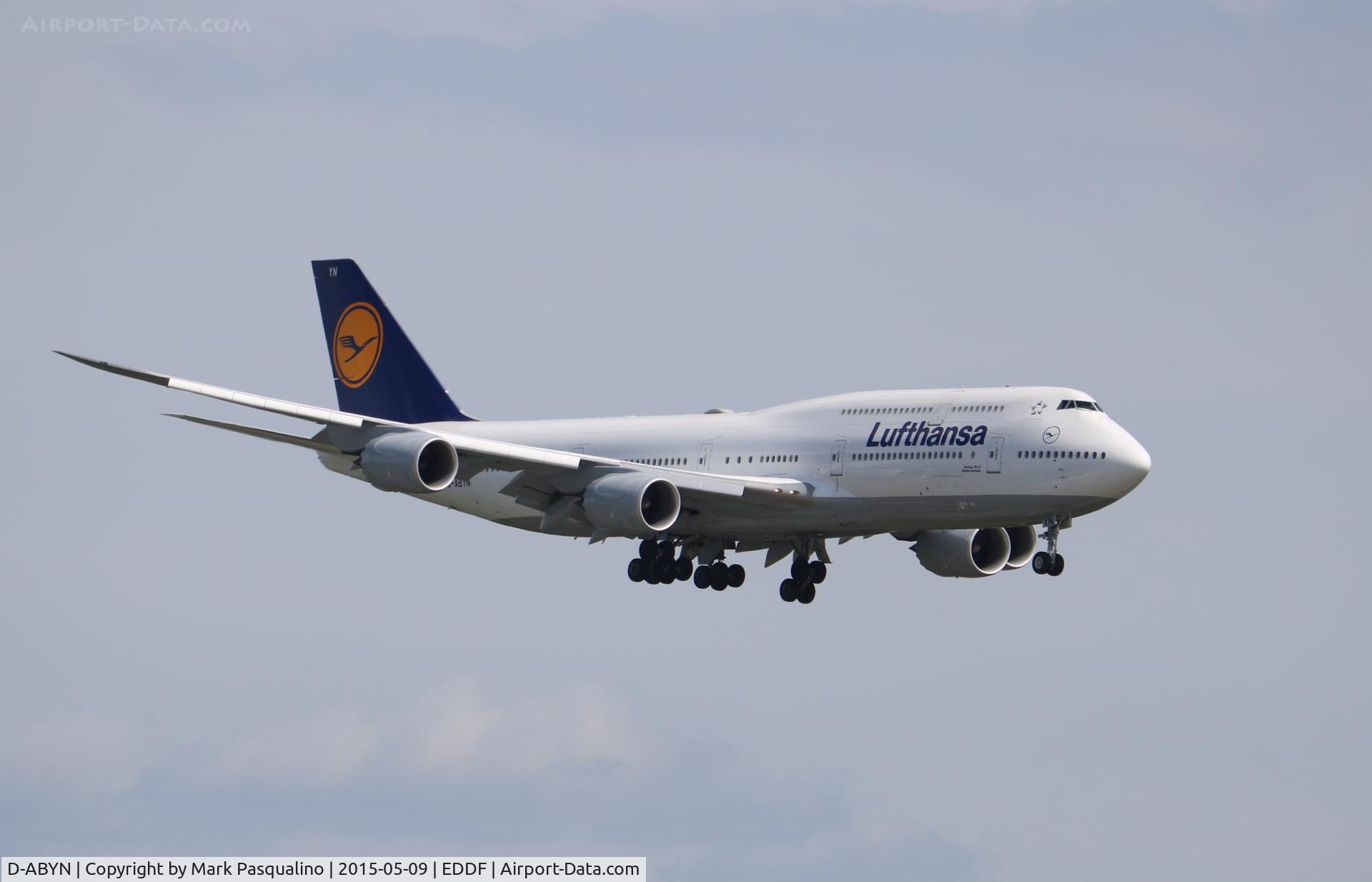 D-ABYN, 2014 Boeing 747-830 C/N 37838, Boeing 747-800