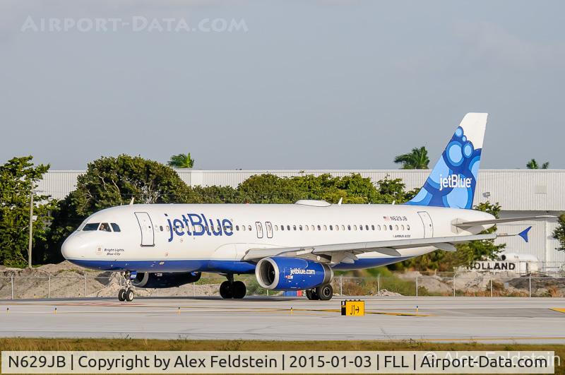 N629JB, 2005 Airbus A320-232 C/N 2580, Ft. Lauderdale