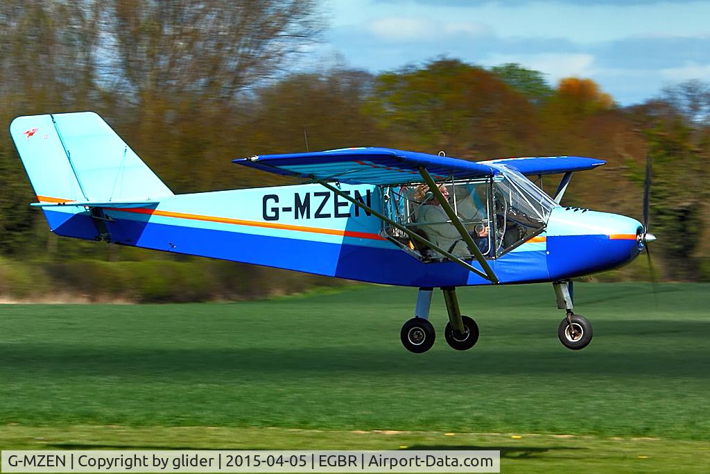 G-MZEN, 1996 Rans S-6ESD Coyote II C/N PFA 204-12823, arrival rwy 10