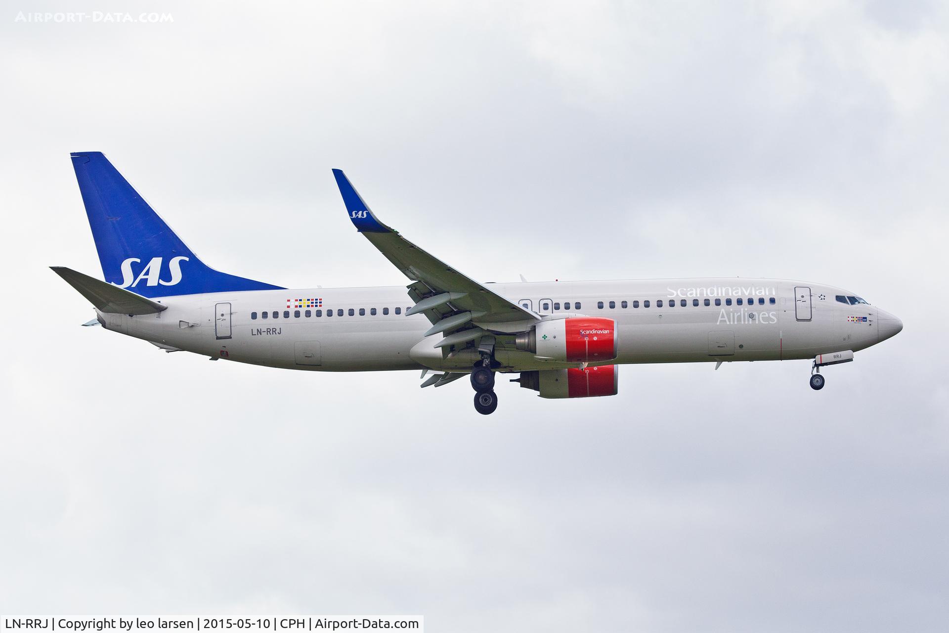 LN-RRJ, 2009 Boeing 737-883 C/N 34547, Copenhagen 10.5.15