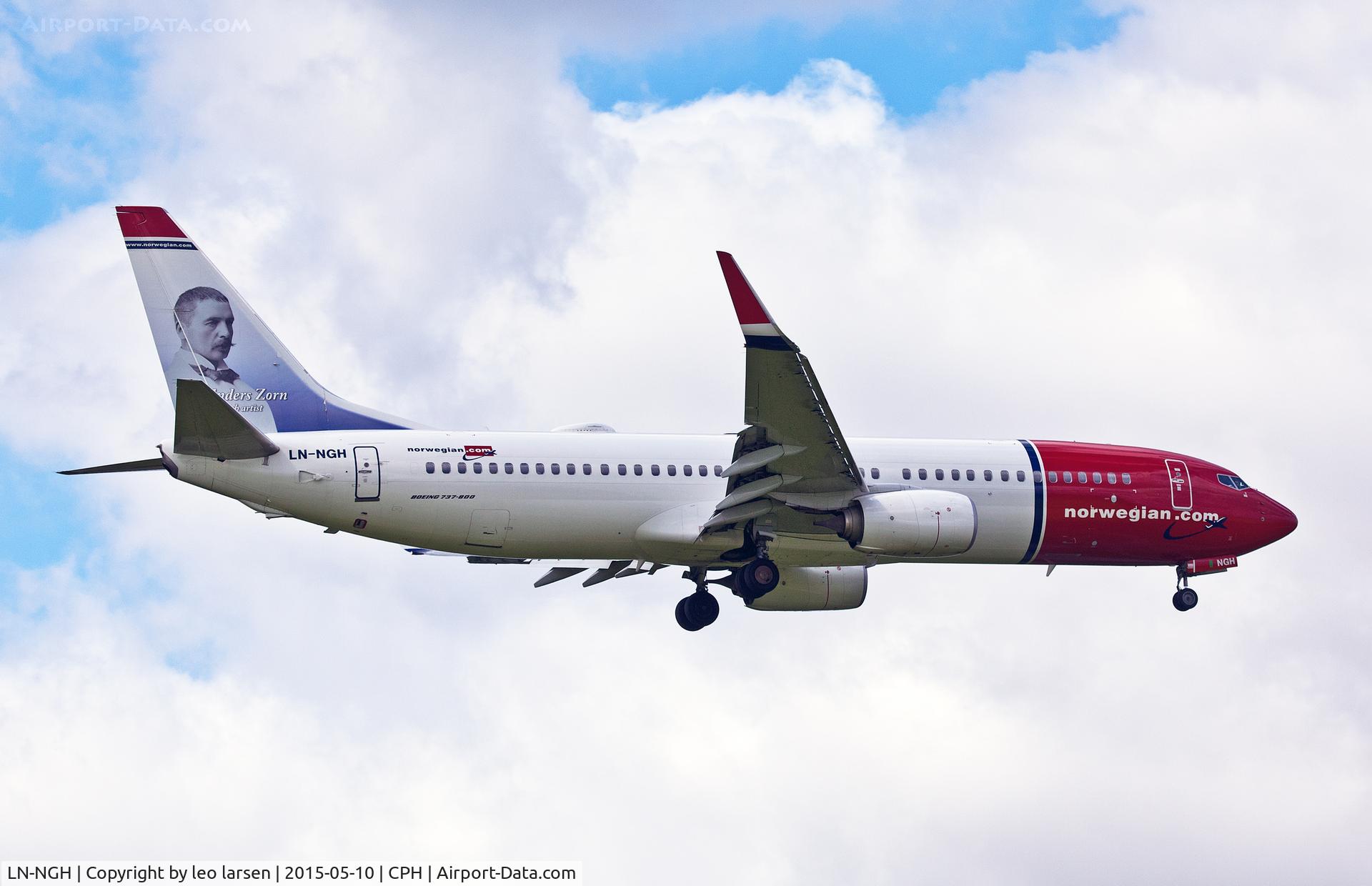 LN-NGH, 2012 Boeing 737-8JP C/N 39019, Copenhagen 10.5.15