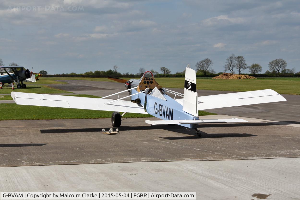 G-BVAM, 1993 Evans VP-1 Volksplane C/N PFA 062-12132, Evans VP-1 Volksplane at The Real Aeroplane Company's Auster Fly-In, Breighton Airfield, May 4th 2015.