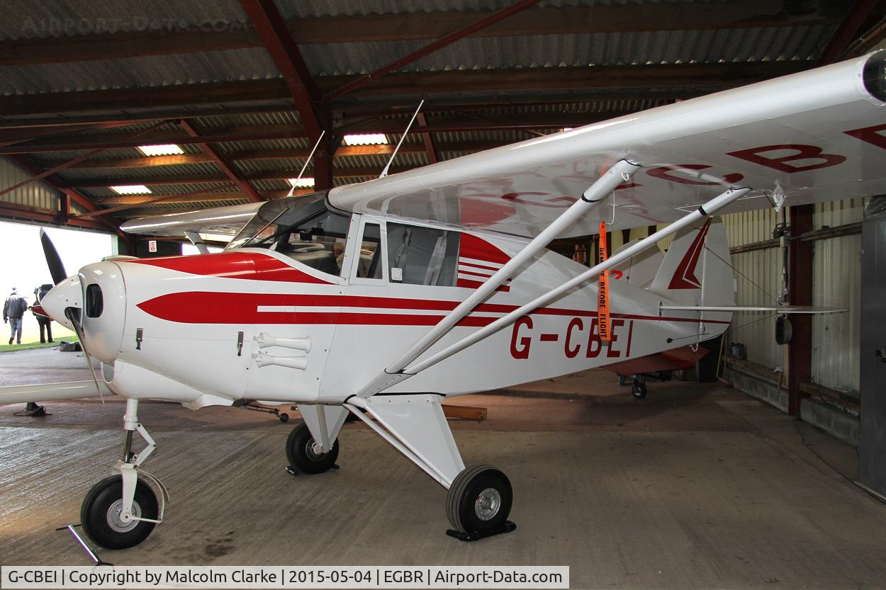 G-CBEI, 1961 Piper PA-22-108 Colt Colt C/N 22-9136, Piper PA-22-108 Colt at The Real Aeroplane Club's Auster Fly-In, Breighton Airfield, May 4th 2015.