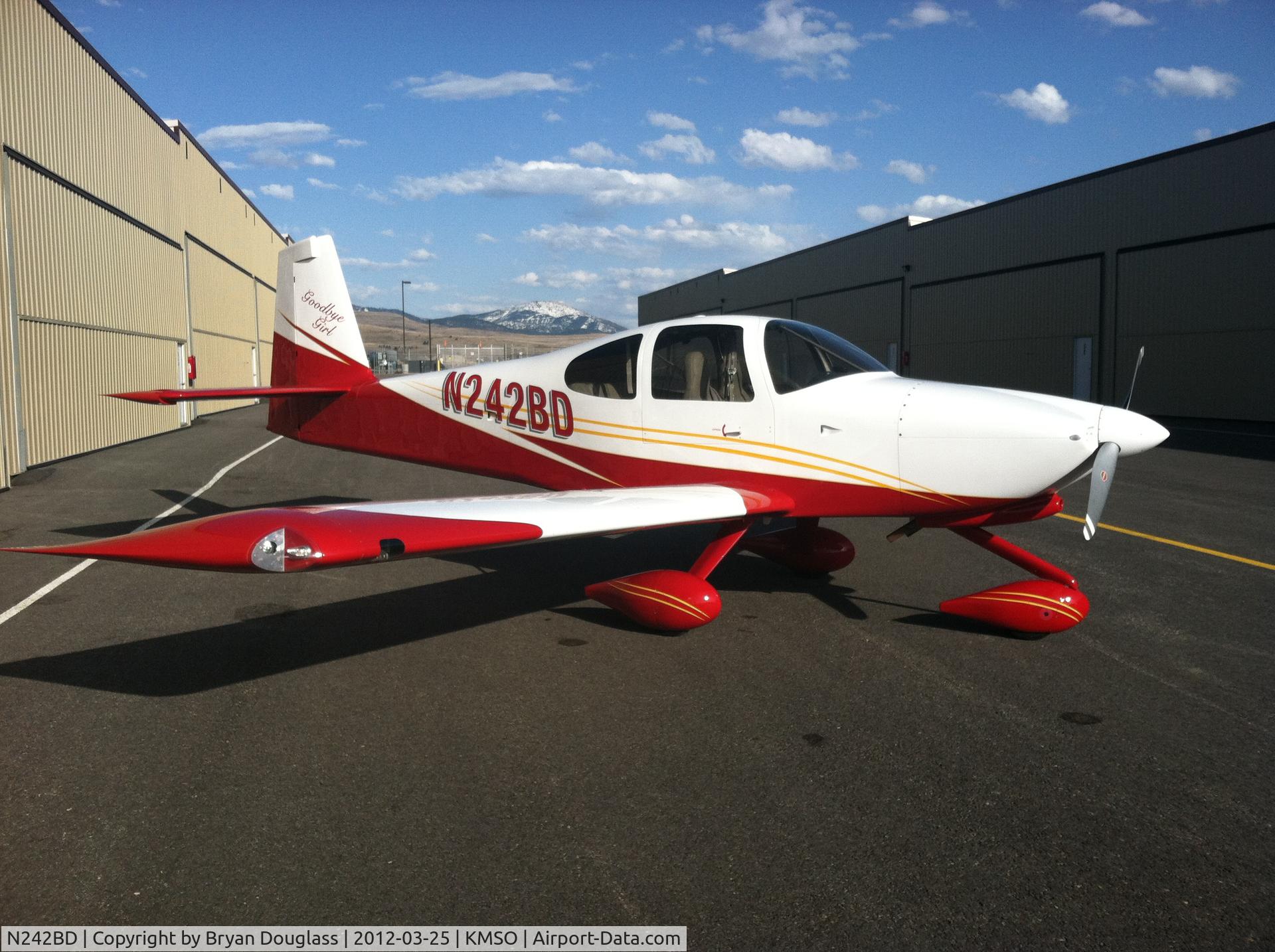 N242BD, 2012 Vans RV-10 C/N 40084, 2012 Van's RV-10