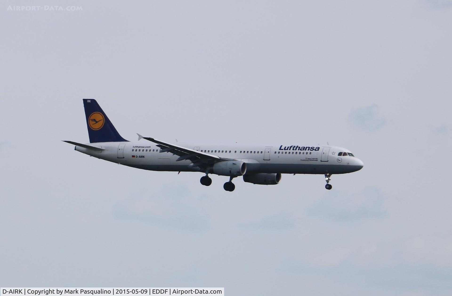 D-AIRK, 1994 Airbus A321-131 C/N 0502, Airbus A321