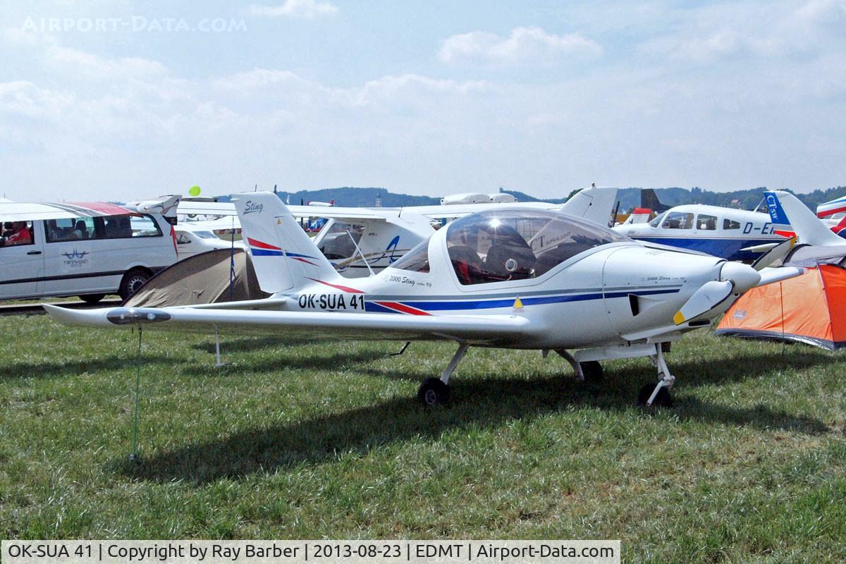 OK-SUA 41, 2013 TL Ultralight TL-2000 Sting Carbon C/N 07ST237, TL Ultralight TL-2000 Sting Carbon RG [07ST237] Tannheim~D 23/08/2013