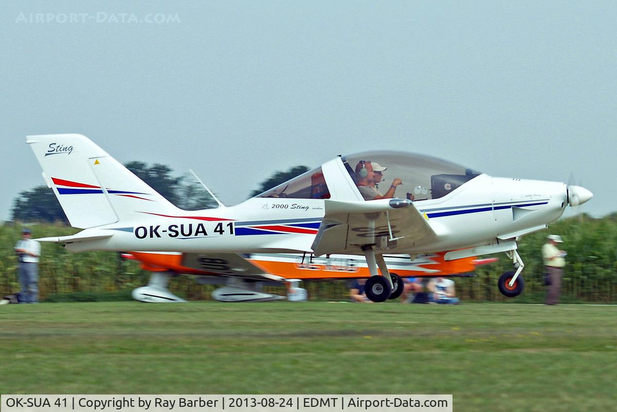 OK-SUA 41, 2013 TL Ultralight TL-2000 Sting Carbon C/N 07ST237, TL Ultralight TL-2000 Sting Carbon RG [07ST237] Tannheim~D 23/08/2013
